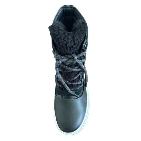 Sorel Joan of Arctic Next Lite Shearling Trimmed Suede Boots Size 9 - Picture 4 of 16